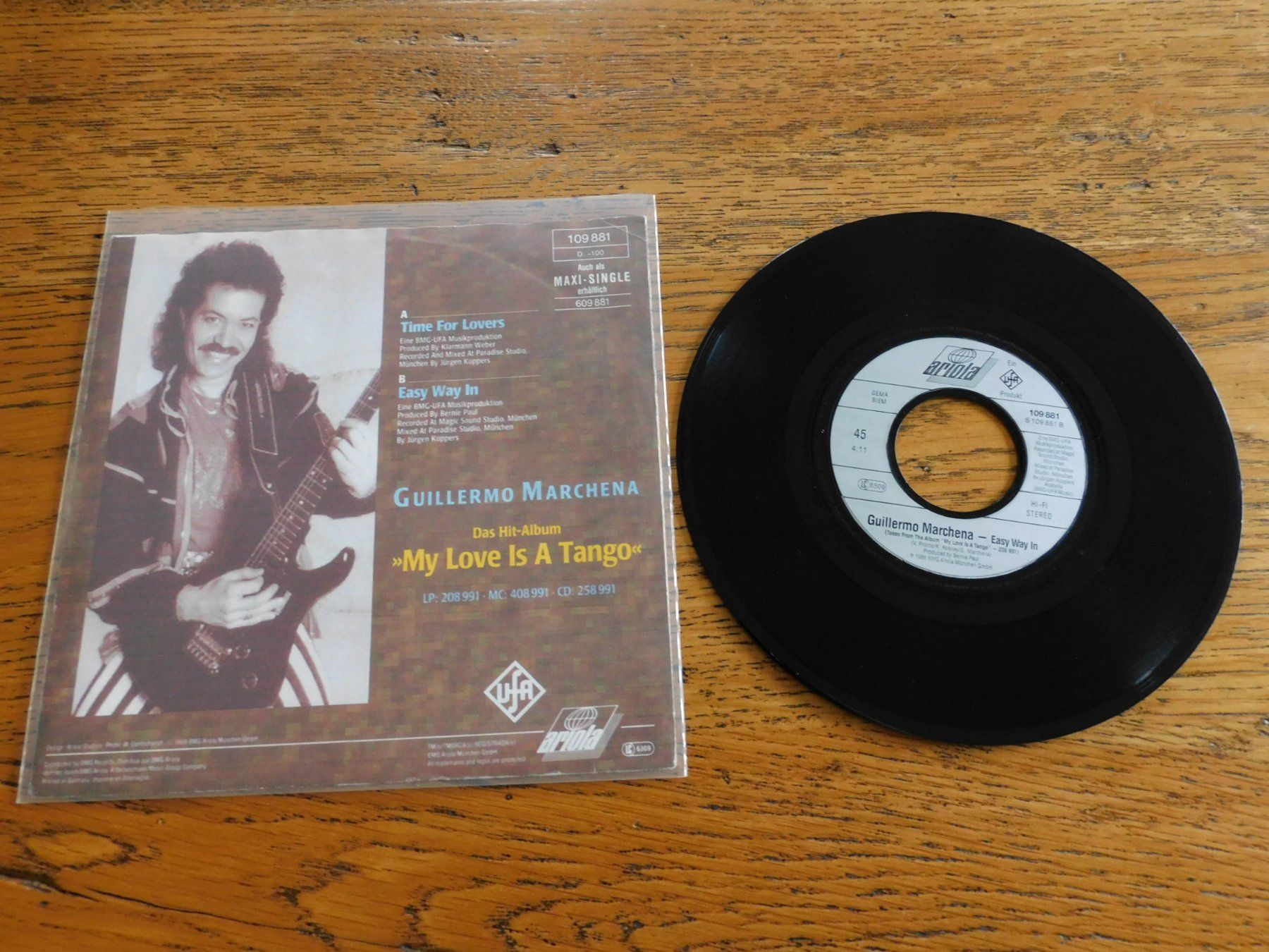 Dischi in vinile: Guillermo Marchena – Time For Lovers – Usato da Emmenbrücke venduto da lamorak 1