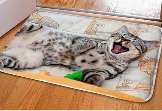 Tappeti: Teppich süsse Katze 60cm x 40cm – Nuovo e nell'imballaggio originale da Walenstadt venduto da emynmuil1