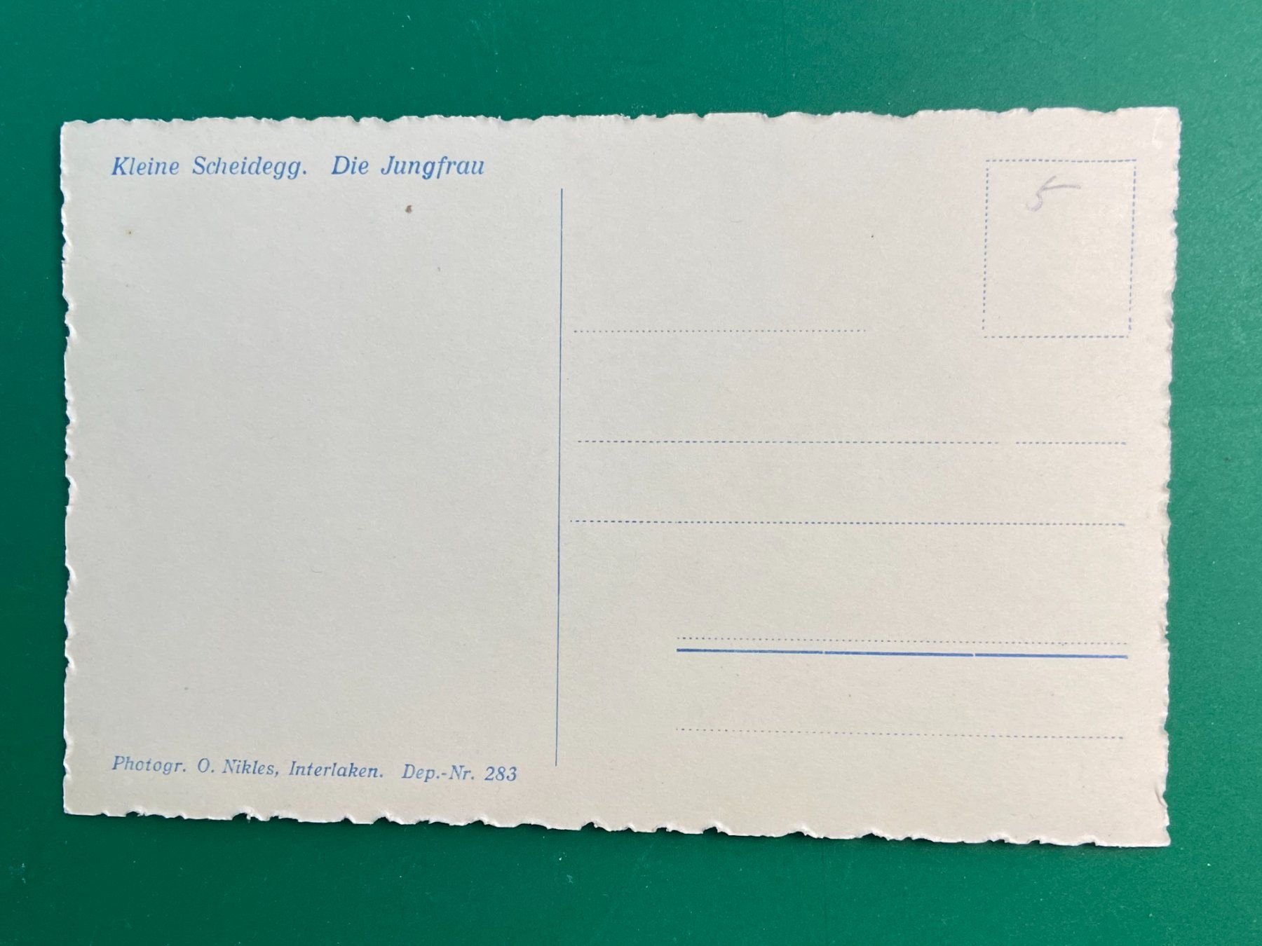 Cartoline postali: Kleine Scheidegg - Die Jungfrau – Usato da Steg VS venduto da danwer74 1