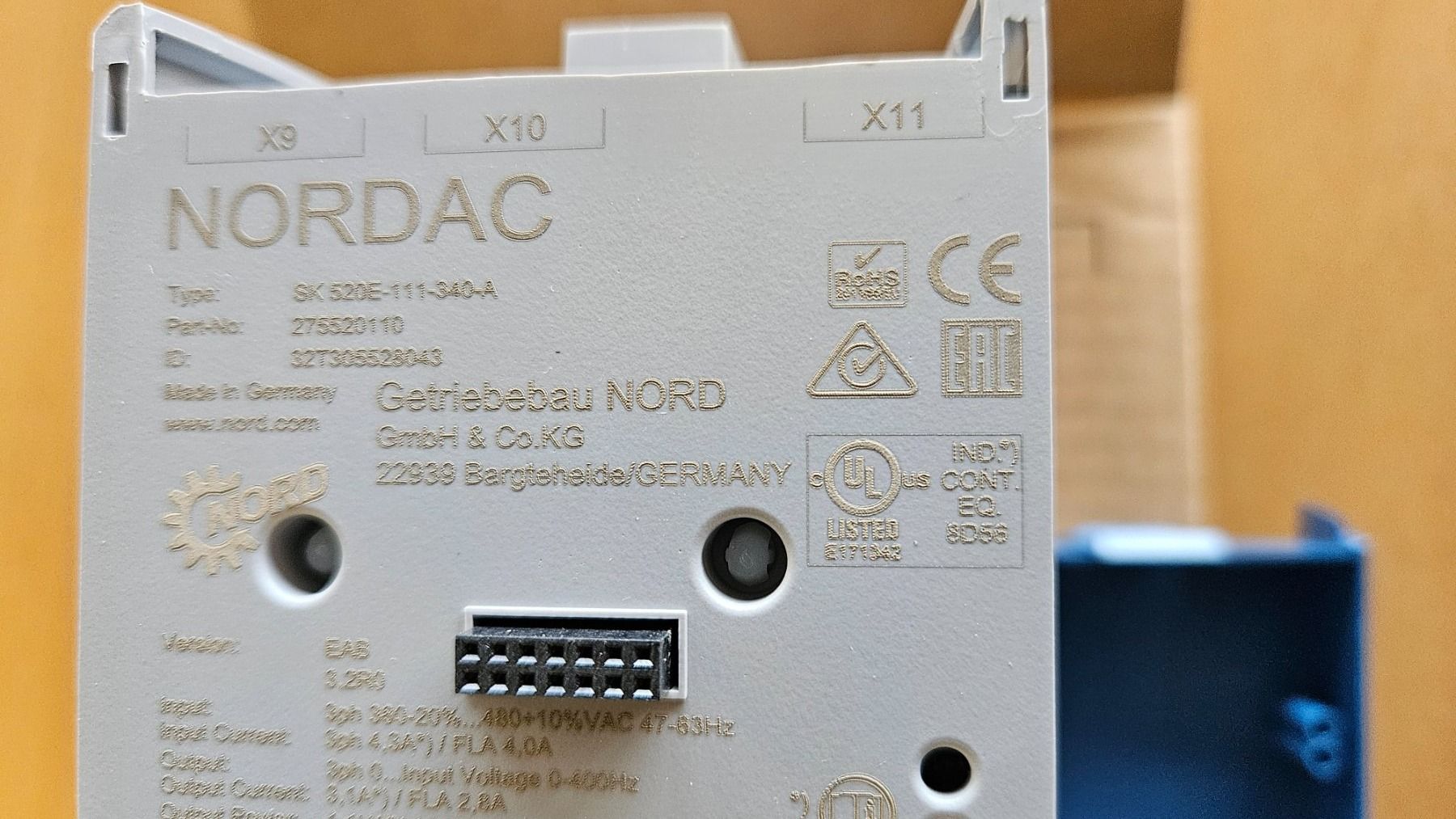 Wechselrichter: Frequenzumrichter NORDAC PRO SK 520E mit Control Panel – Gebraucht aus Oftringen von Dinu10 5