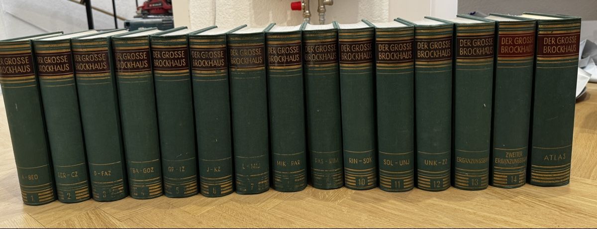 Livres: Der Grosse Brockhaus – D'occasion à Unterseen par goldmen