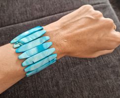 Armband, Armschmuck, Kette, bracelet, Naturstein, Larimar