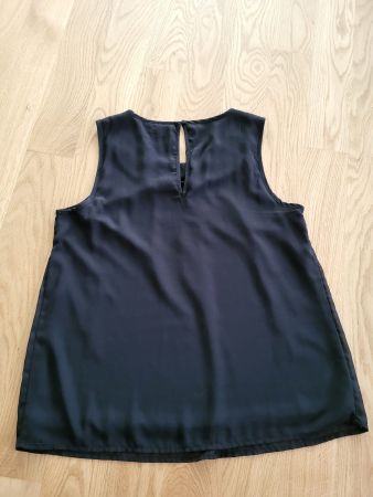 Bluse Vero Moda schwarz mit Glanz schwarz Grösse M