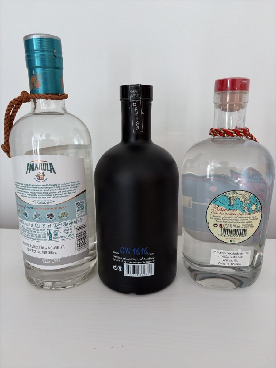 Spirituosen: Gin, 3 Flaschen ungeöffnet – Neu (gemäss Beschreibung) aus Bad Ragaz von Poldine6 1