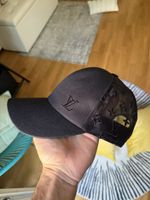 Casquette Louis Vuitton noire logo monogramme taille unique