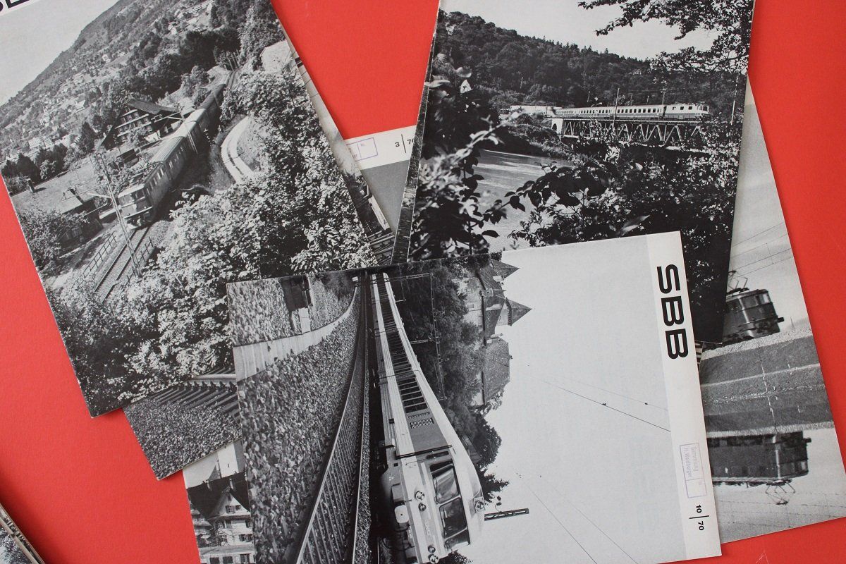 Riviste & Magazine: 20 x SBB Nachrichtenblatt 1970 & 1971 – Usato da Wettswil venduto da roma010 2