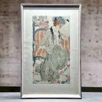 Maud Hunt Squire (1873-1955) gravure en couleurs 1910/20