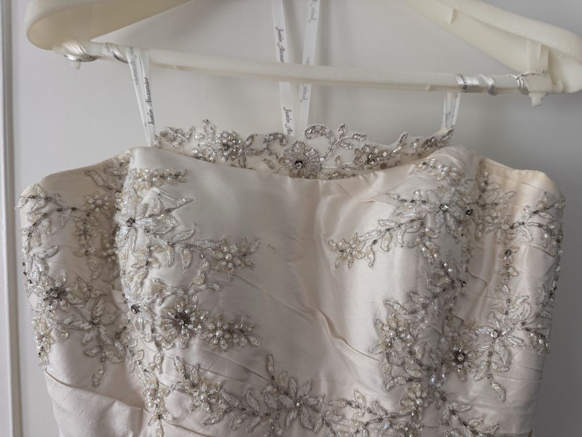 Vestiti: Brautkleid Justin Alexander weiss Grösse 36 – Usato da Kilchberg ZH venduto da Doro85 2