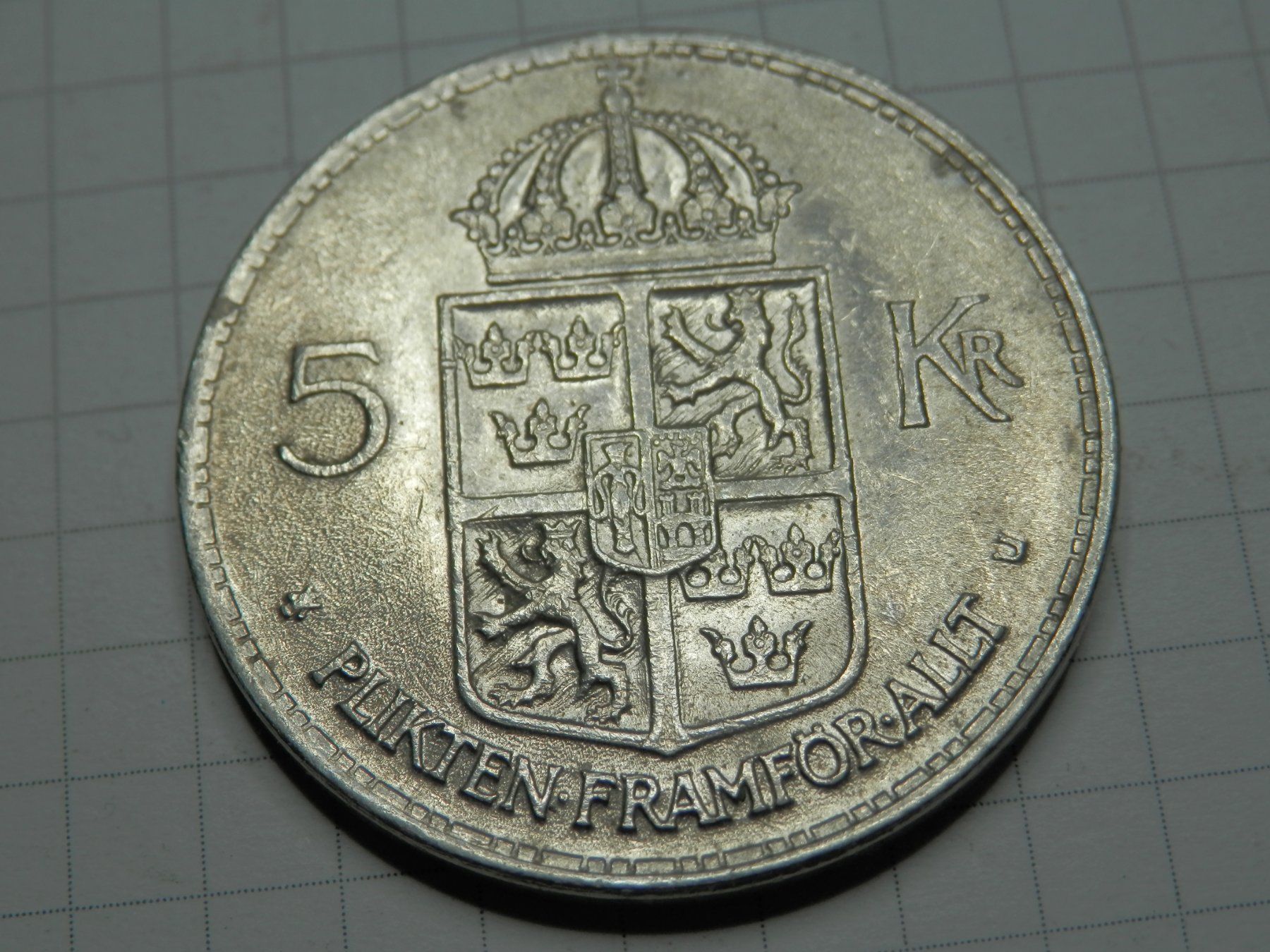 Tutti le monete: Schweden  5 Kronen, 1972 – Usato da Weiach venduto da weiach81