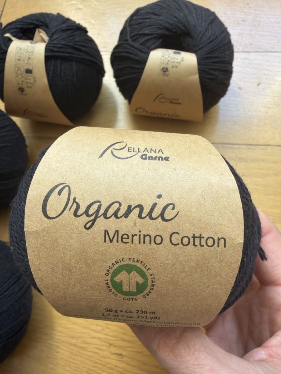 Lana: Schwarzes Merino- Cotton Garn – Nuovo (secondo la descrizione) da Basel venduto da Wotan 3