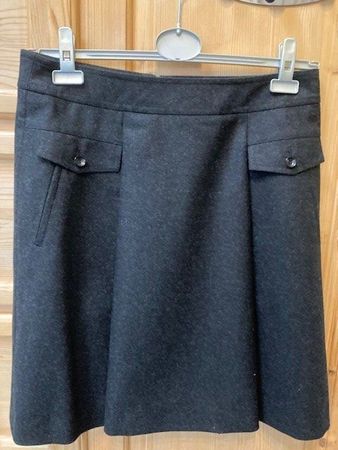 BOGNER Damen Rock /Wolle Gr. 38 NEU Farbe -Anthrazit