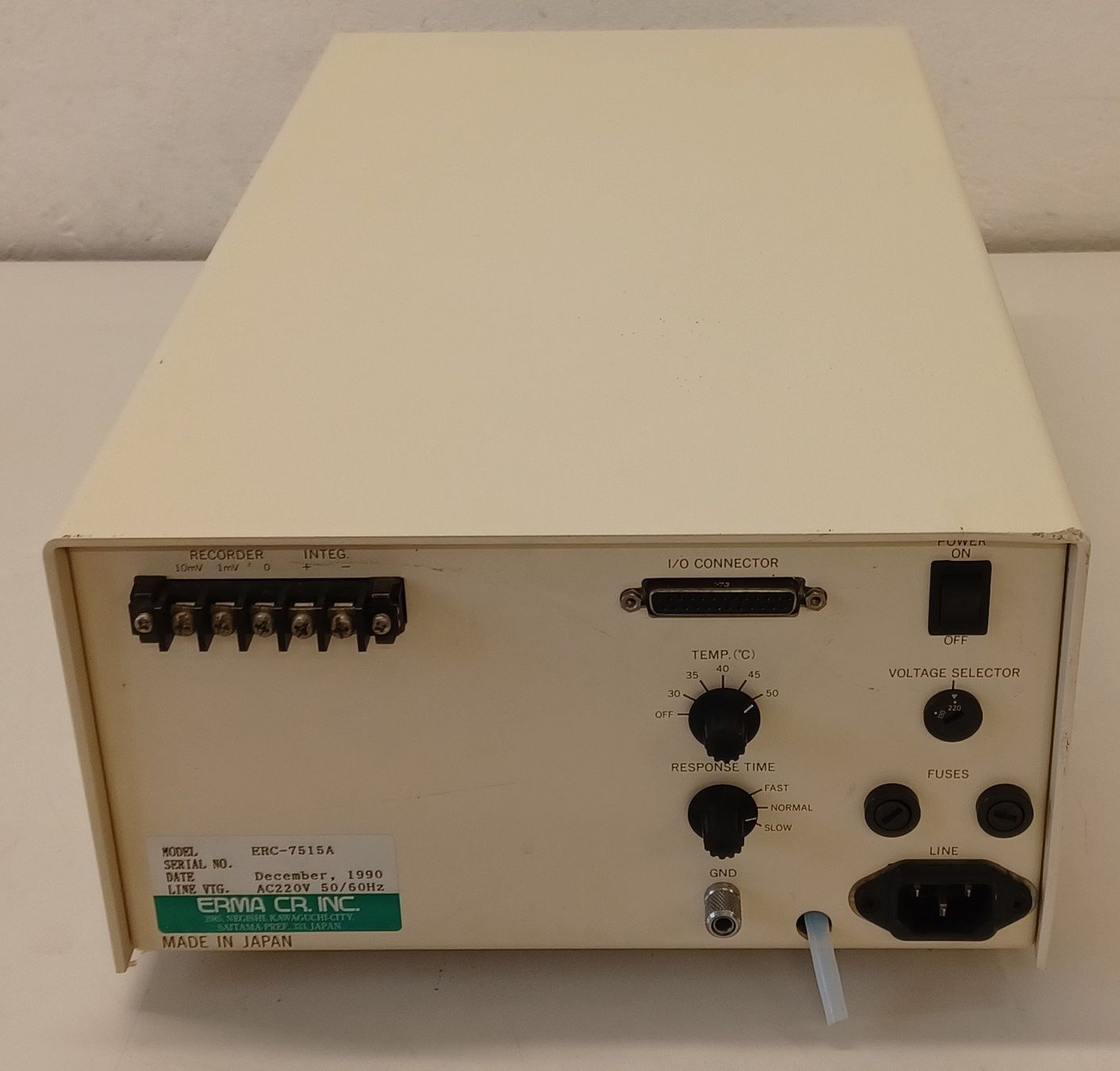 Laborzubehör: Erma CR ERC-7515A Refractive Index Detector – Defekt aus Niederdorf von LeptonAG_Labor 2