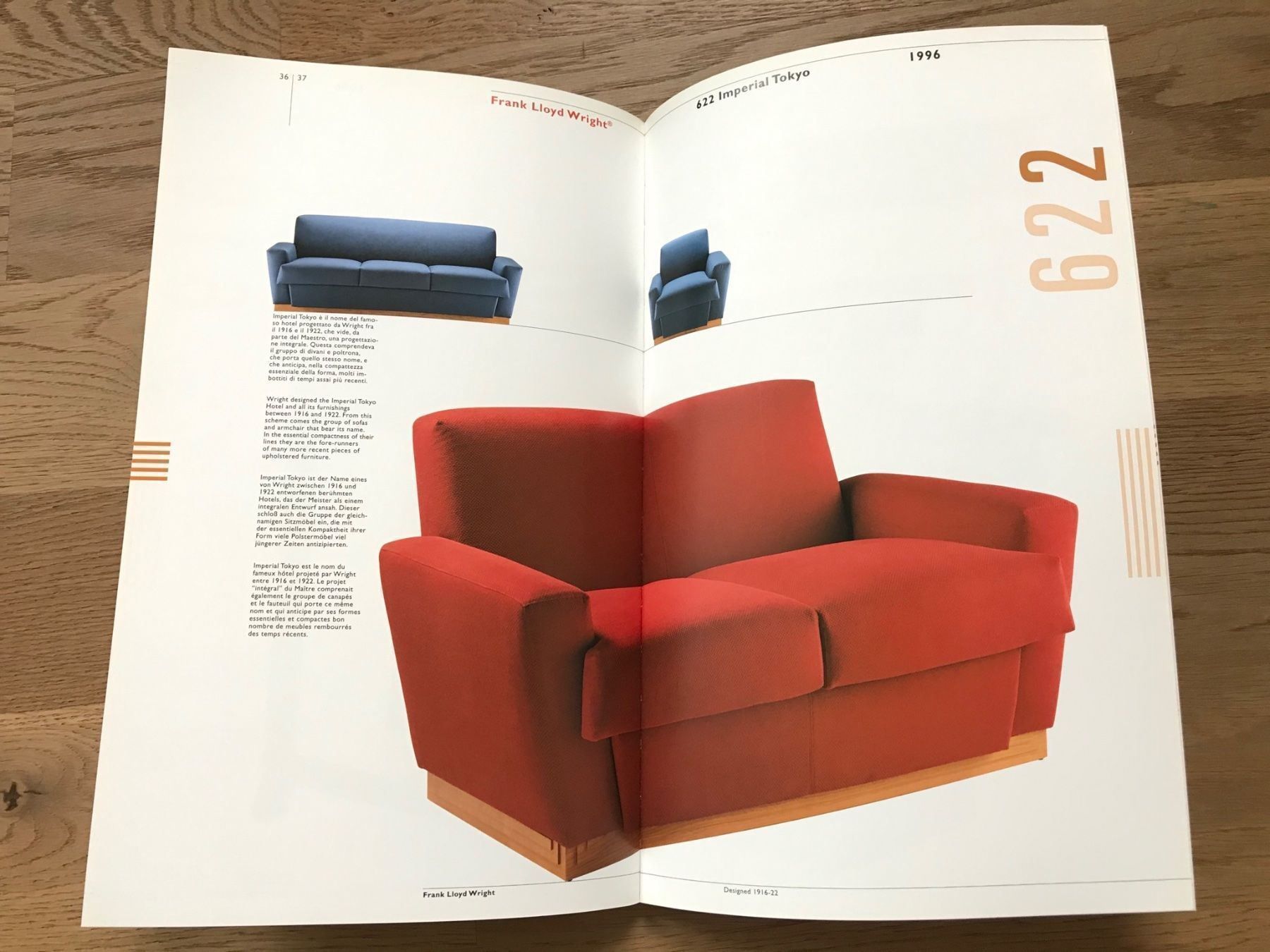 Documenti: Katalog Frank Lloyd Wright CASSINA – Usato da Muri b. Bern venduto da eva_7hwg 2
