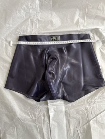 Libidex Latex Boxershorts mit Schritt-Zipper – Gr. M