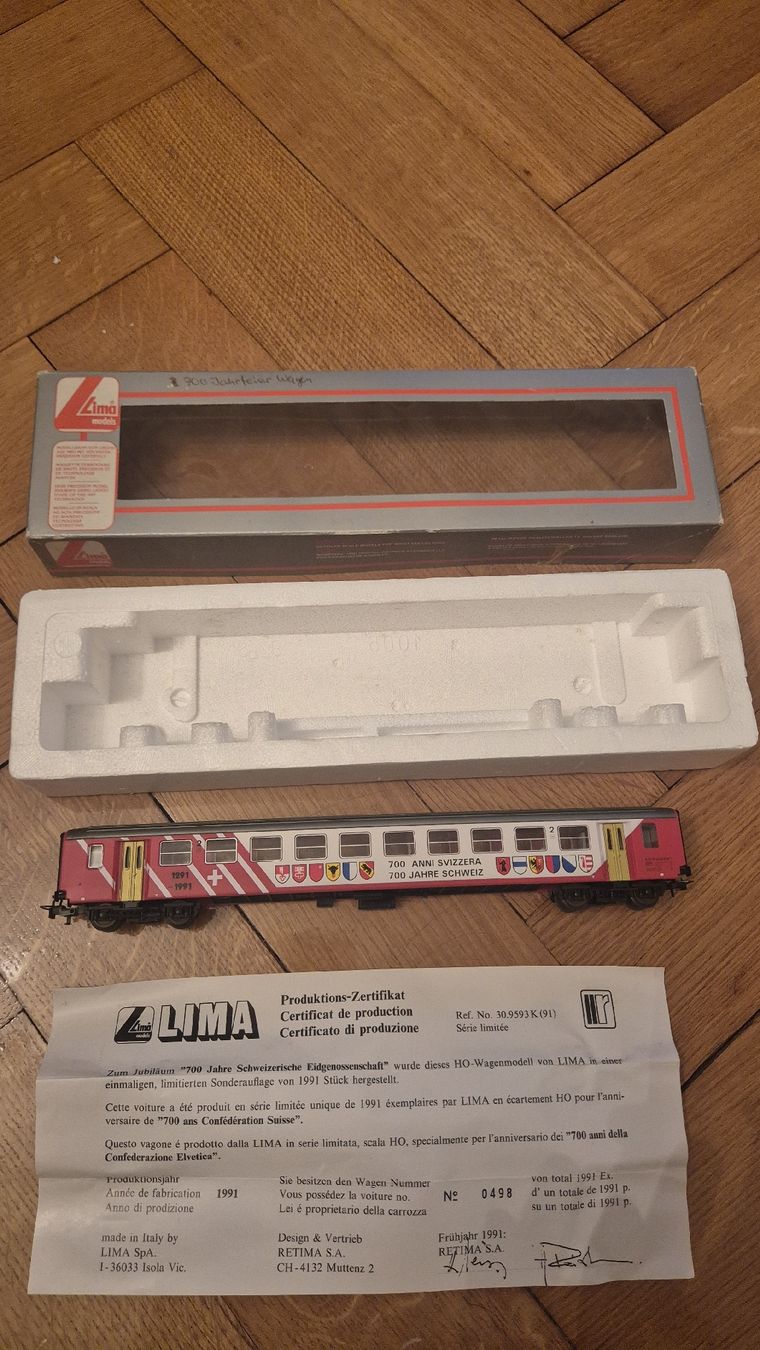 Lima Modellini di ferrovie: Lima 700 jahre schweiz h0 – Nuovo (secondo la descrizione) da Solothurn venduto da Rugeli13