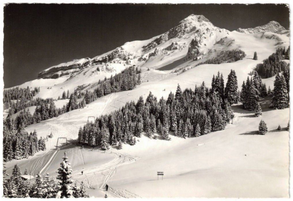 Ansichtskarten: Engelberg - Skilift Brunni – Gebraucht aus Binningen von Mountainrider