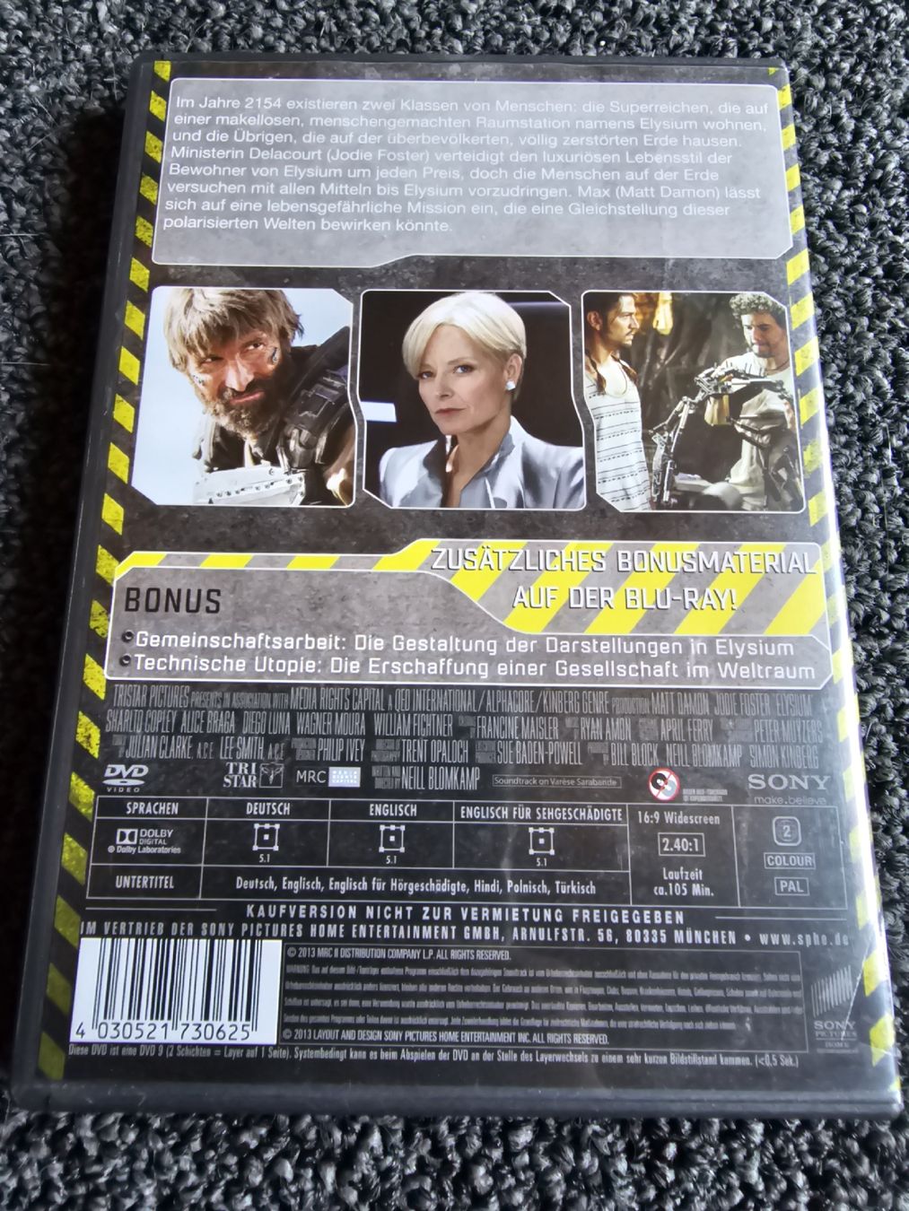 Tous les DVDs: DVD Elysium (21467) – D'occasion à Ruswil par jan_bxl5 1