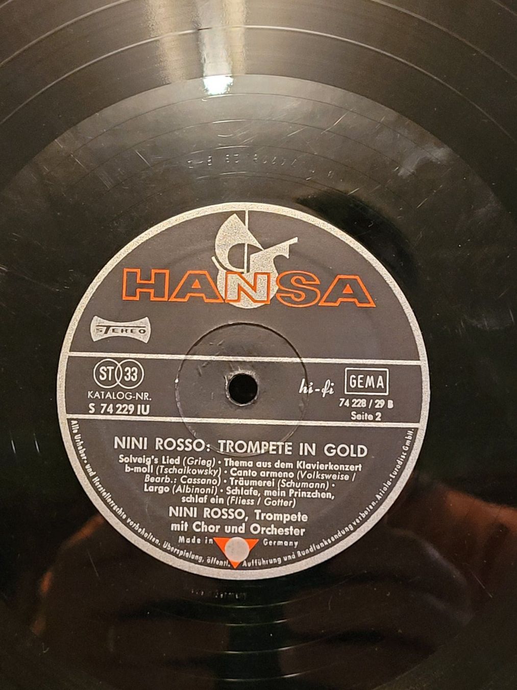 Dischi in vinile: Nini Rosso: "Trompette in Gold" - Vinyle LP – Usato da La Chaux-de-Fonds venduto da reu_kx5l 5