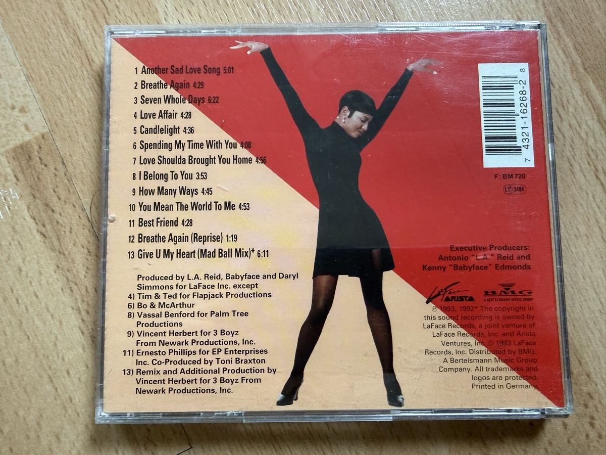 CDs: Toni Braxton CD Sammlung, 4 Stk, 1 Single – Gebraucht aus Oberried Brienz von Chyara 3