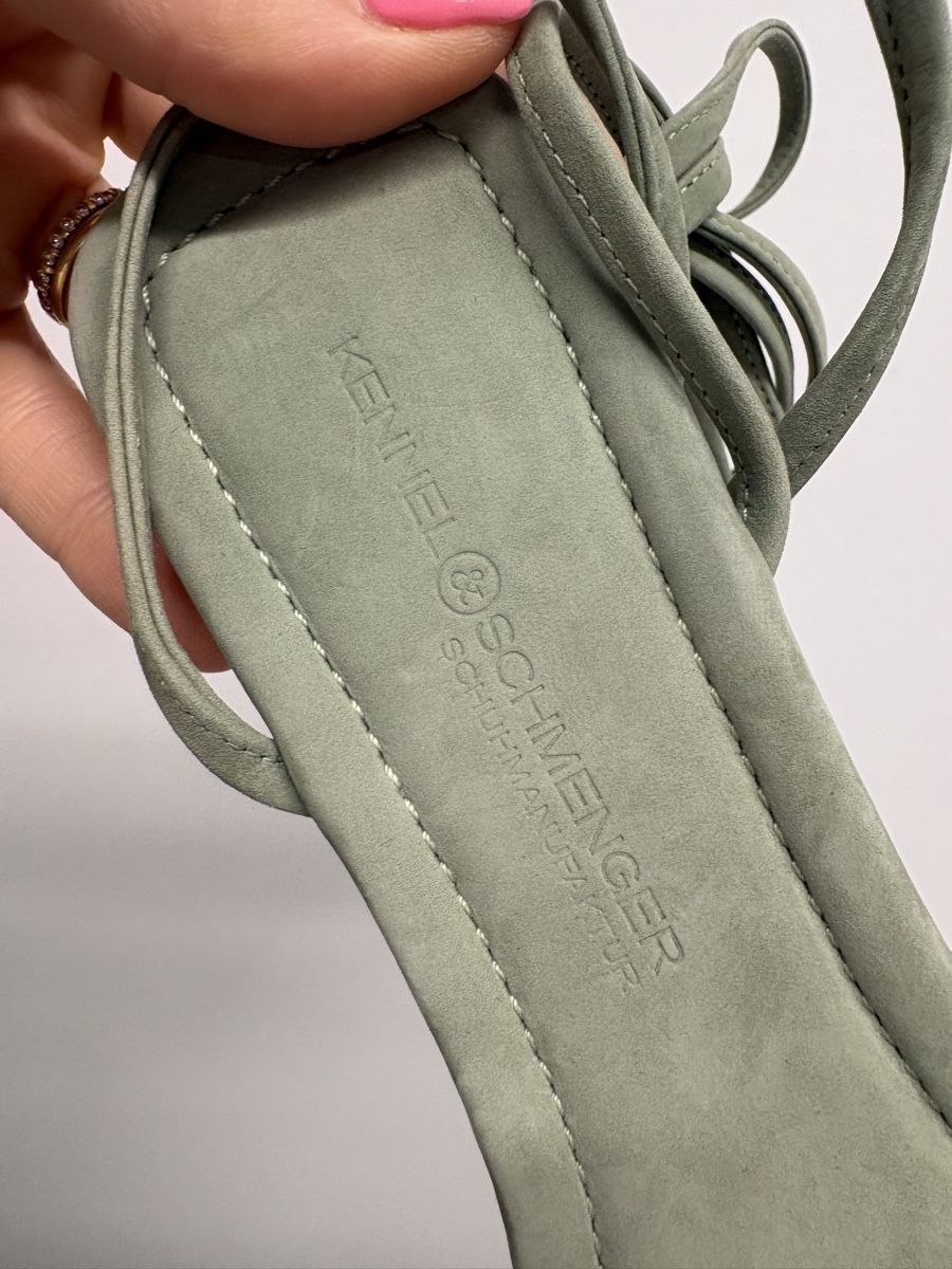 Kennel + Schmenger Damenschuhe: Kennel+Schmenger Sandalen mit Bänder 39 mint Leder – Neu (gemäss Beschreibung) aus Regensdorf von secondchancefashion 5