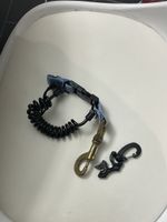 Verkaufe Tauchleine mit Feder und Karabinerhaken