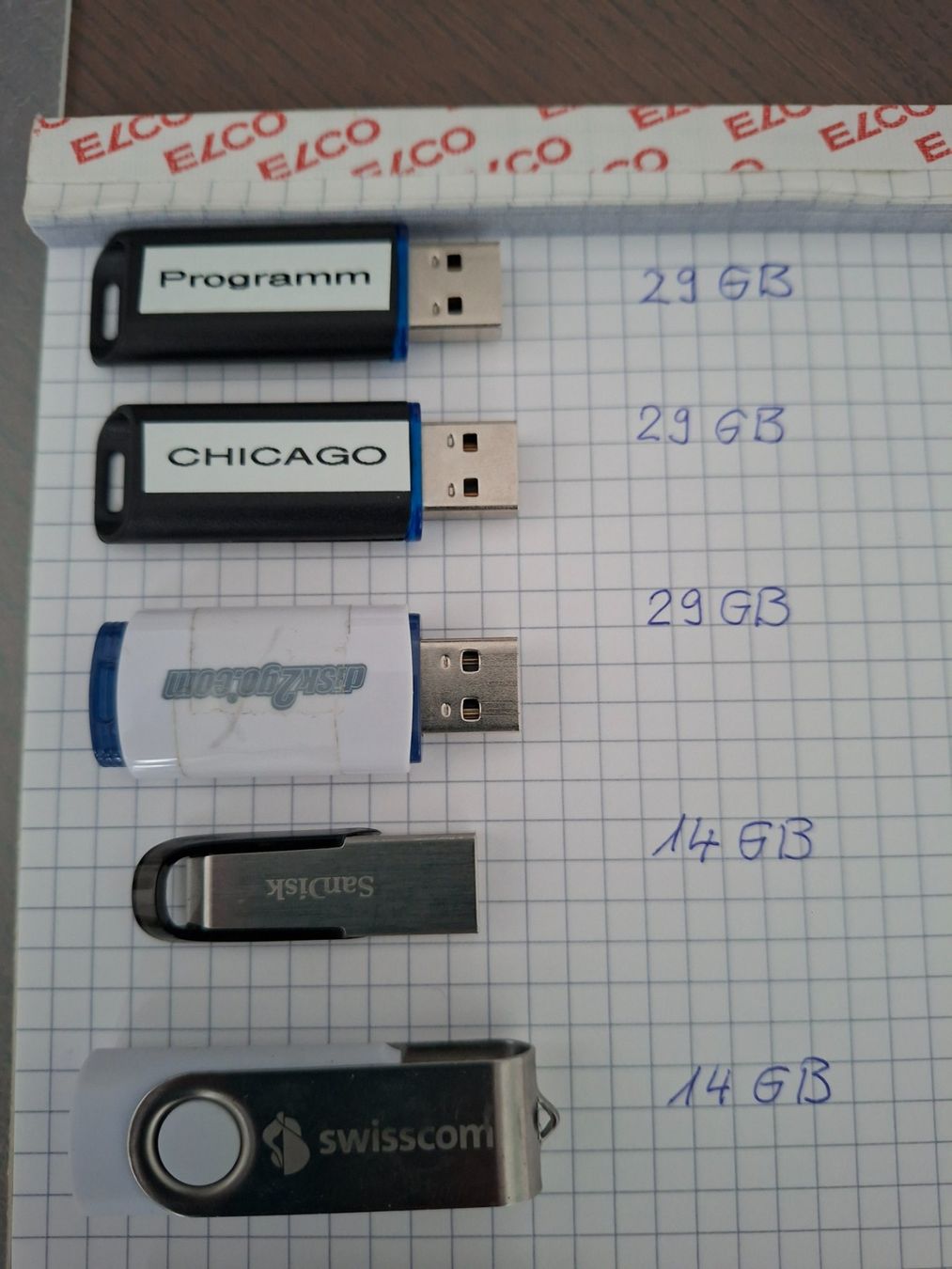 USB Sticks: USB STICKS – Gebraucht aus Schwarzenbach SG von mel_s6jj