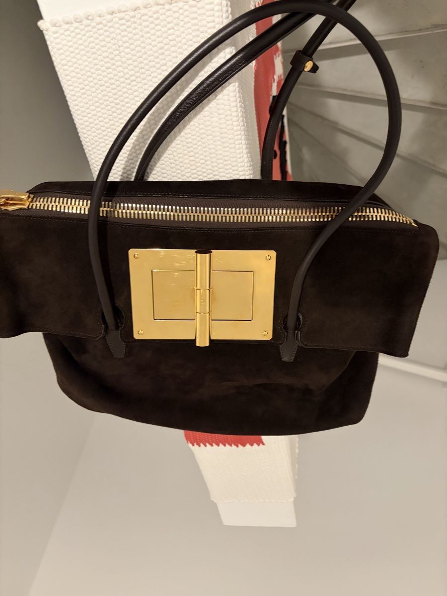 Borse da donna: Tom Ford Alix Hobo Bag Brown suede – Usato da Zürich venduto da Sonikasantos 3