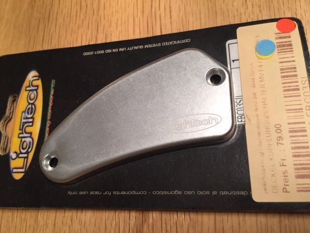 Tutti i ricambio per moto: Lightech Deckel Kupplungsbehälter MV F4 – Nuovo e nell'imballaggio originale da Stäfa venduto da pablopinkas