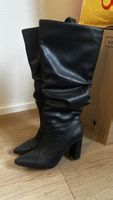Stiefel New Yorker schwarz mit Absatz 