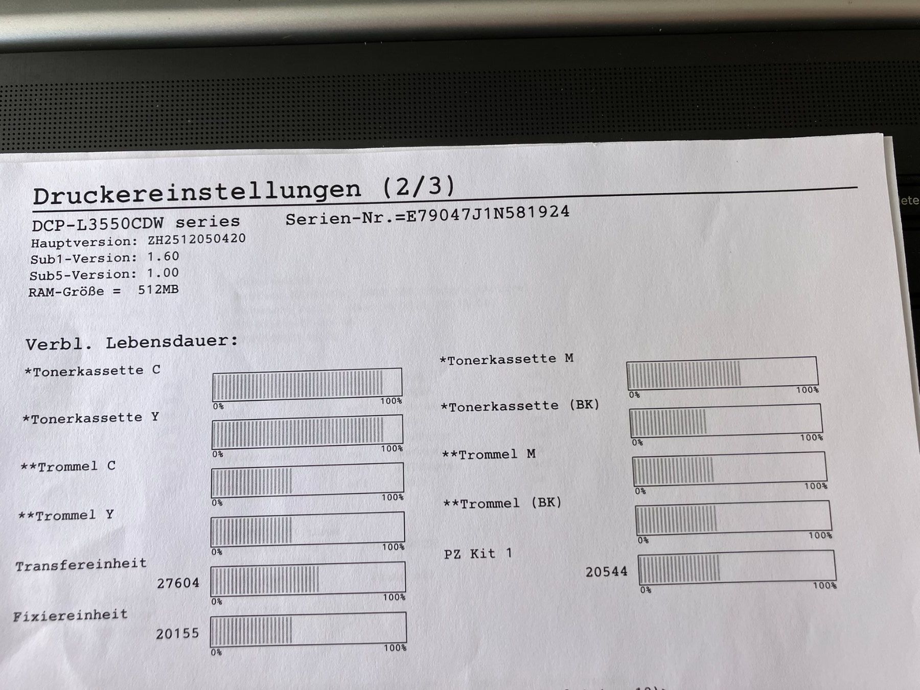 Brother Drucker: Farb-Multifunktions-Laser Brother DCP-L3550CDW – Gebraucht aus Rothenburg von marolino 2
