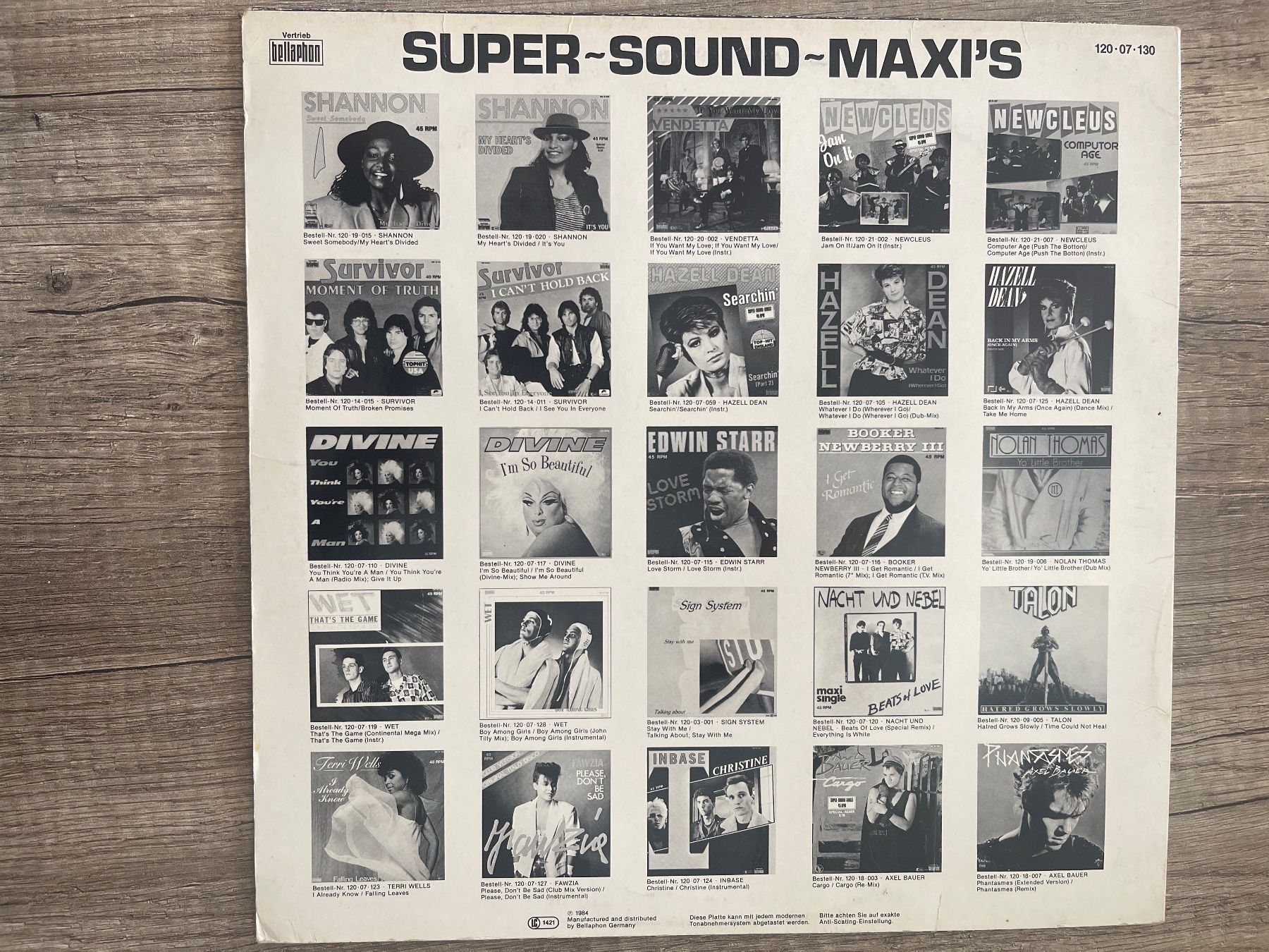 Dischi in vinile: A845/Bolero I Wish – Usato da Frutigen venduto da Philippe_jsp 1