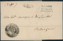 TI Prato - Strahlenstempel - Locarno - Brief - Sornico