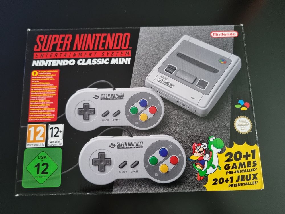 NEU Original SNES Mini Super Nintendo mini Kaufen auf Ricardo