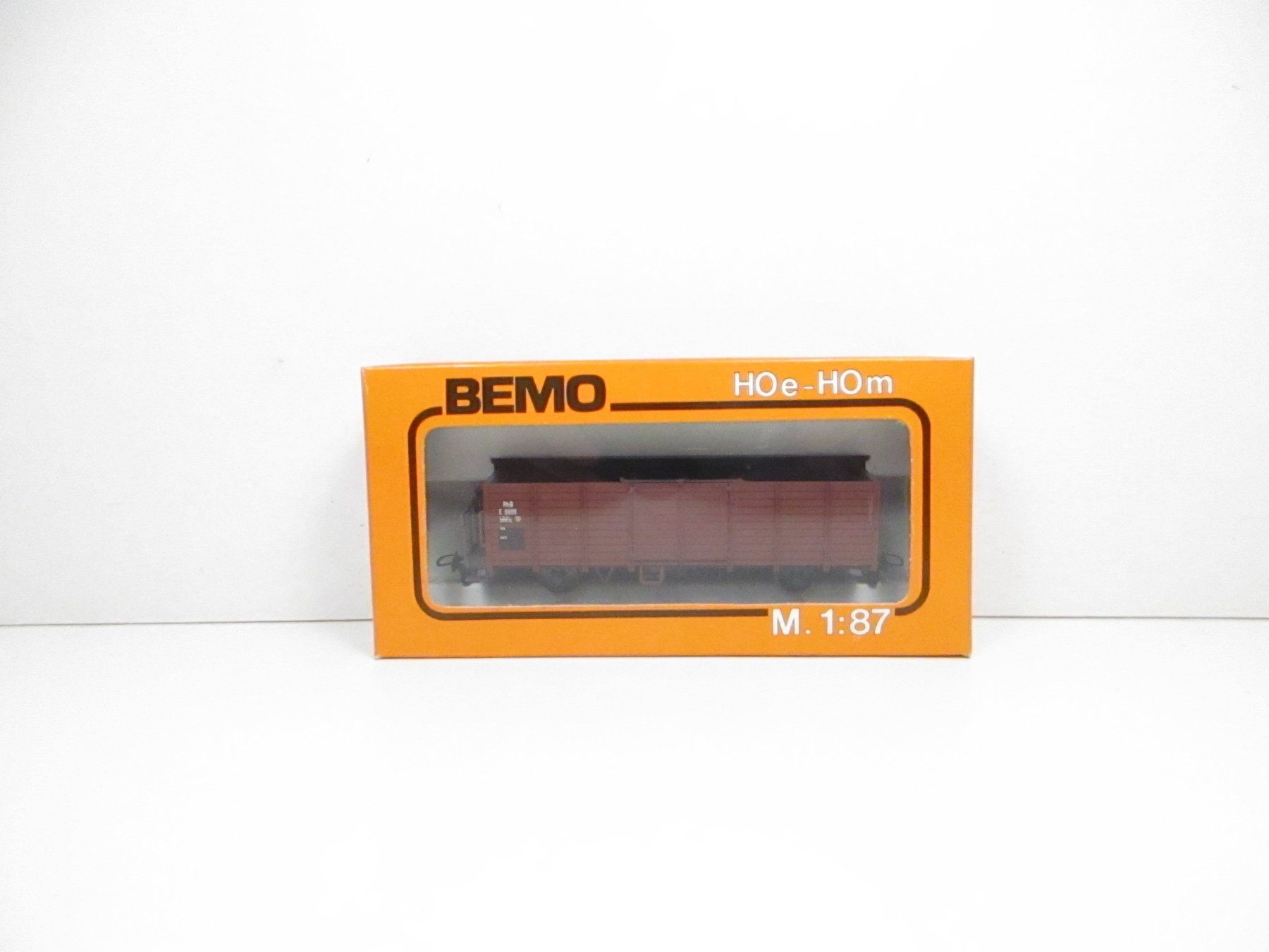 Bemo Modellini di ferrovie: Bemo H0m 2251 109 RhB Offener Güterwagen E 6609 – Nuovo e nell'imballaggio originale da Olten venduto da Heinrich875