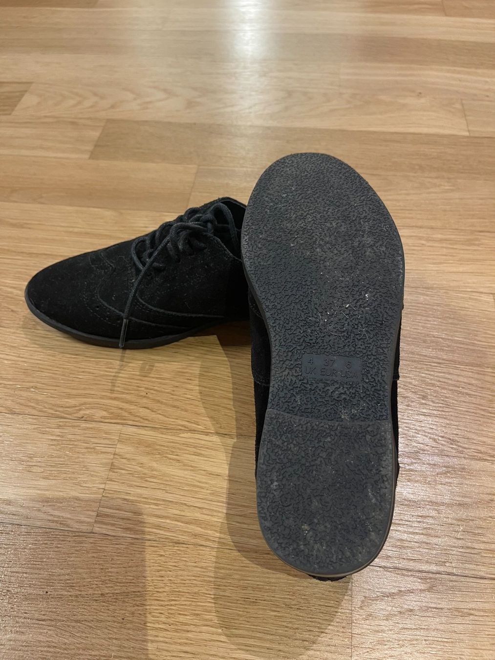 Scarpe da donna: Schwarze Wildleder-Look Schnürschuhe - Grösse 37 – Usato da Rheineck venduto da FGeissler 4
