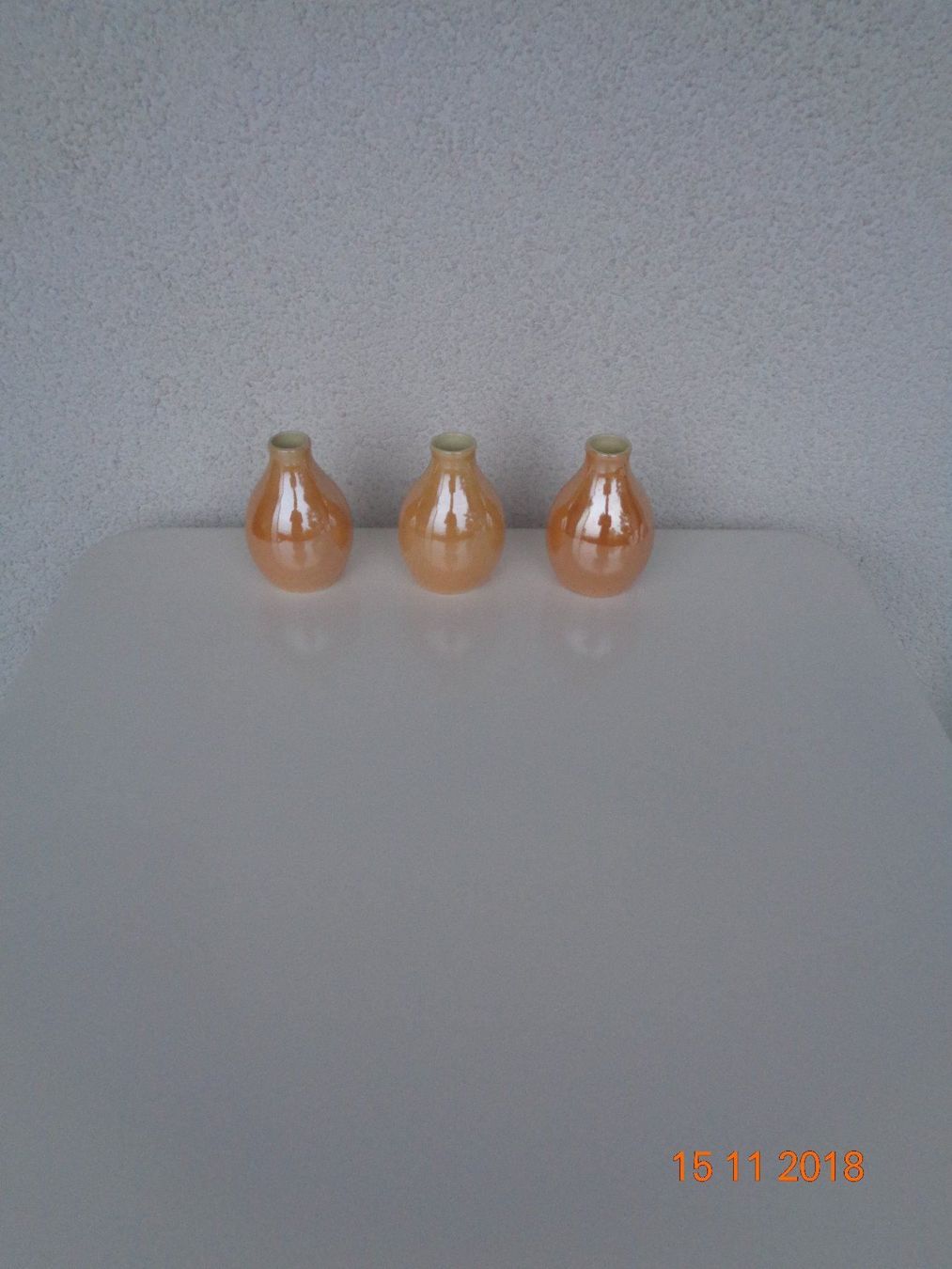 Vasen & Gefässe: Herziges Tischvasen Set beige – Gebraucht aus Dietikon von Branquinha1981