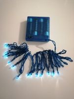 Lichterkette 15 Lämpchen (batteriebetrieben) Farbe blau