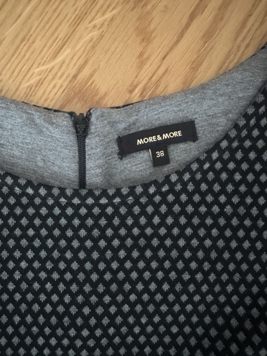 More & More Vestiti: More & More Strickkleid Schwarz- Grau Neu – Nuovo (secondo la descrizione) da Affoltern am Albis venduto da Sveta75 5