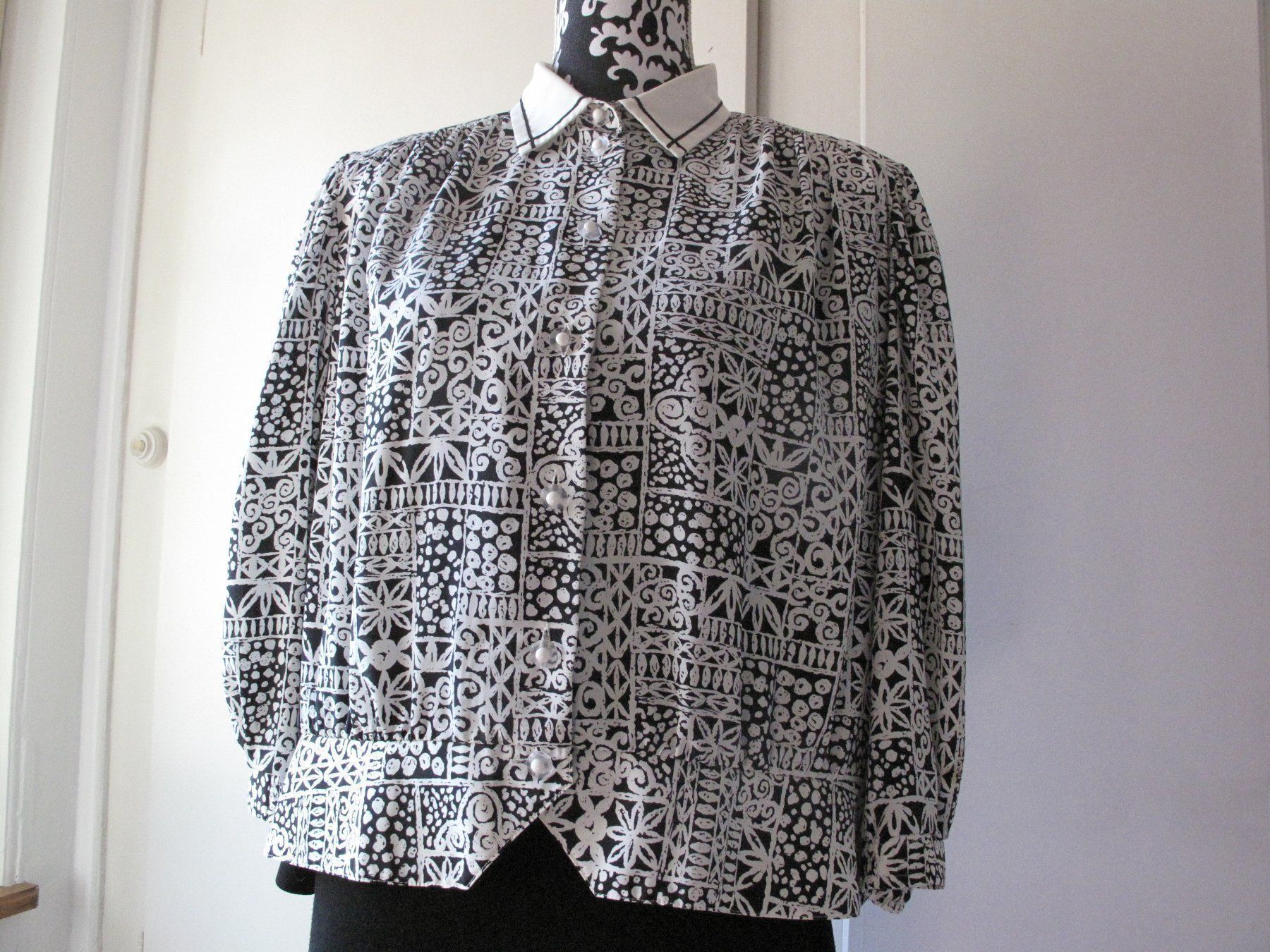 Chemisiers: Vintage Bluse 1980er – D'occasion à Illnau par Bab58blau