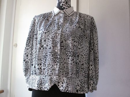 Vintage Bluse 1980er