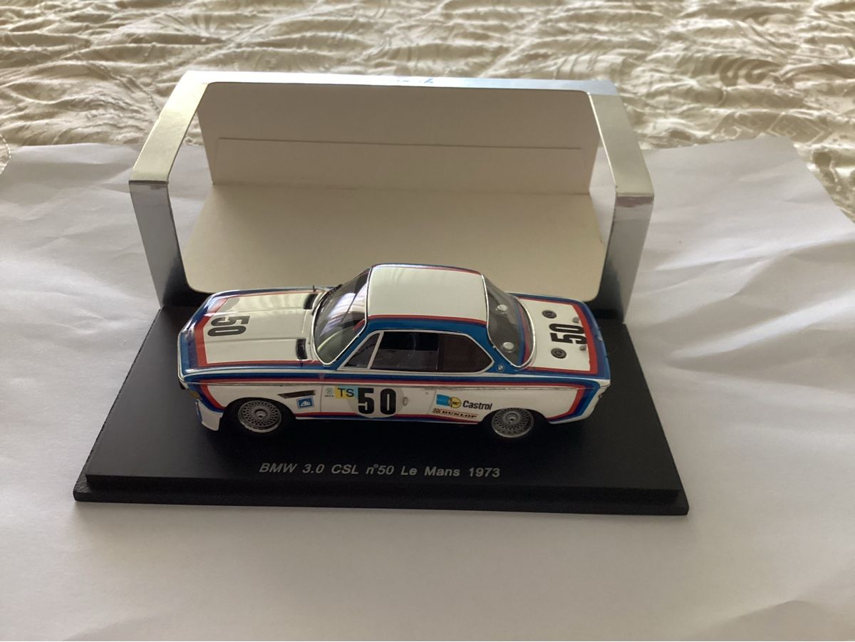 BMW Modellini d'auto: BMW 3.0 CSL (Le Mans 1973) – Nuovo e nell'imballaggio originale da Flawil venduto da Imperiosud 1