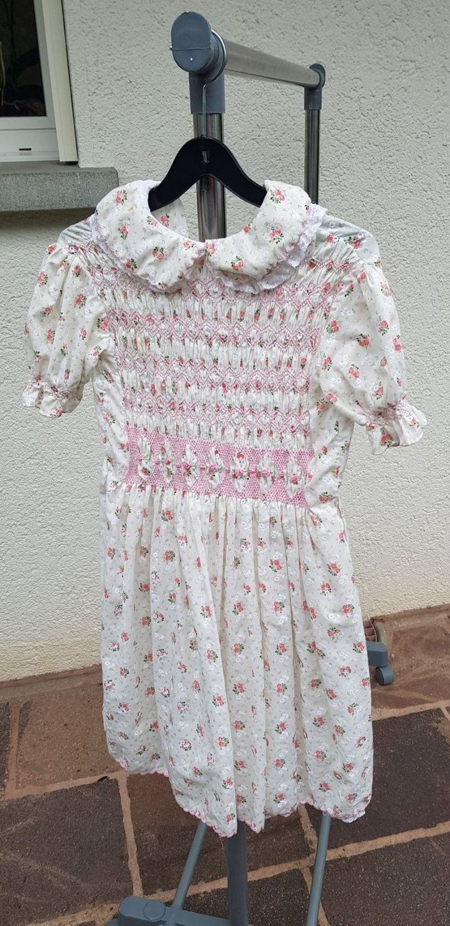 Vestiti & Gonne: Kinderkleid Vintage Blümchen Gr. 122 – Usato da Mörschwil venduto da lindaswunderkiste 1