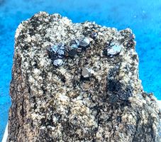 Mineralien:  Diopsid mit Klinochlor Zermatt, Rutil Magnetit