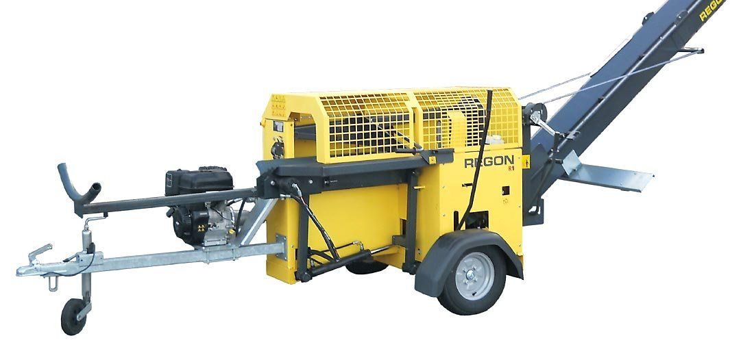 Tutte le macchine: Regon R1 Sägespaltautomat mit Stammheber – Usato da Uznach venduto da FirewoodTECH 4