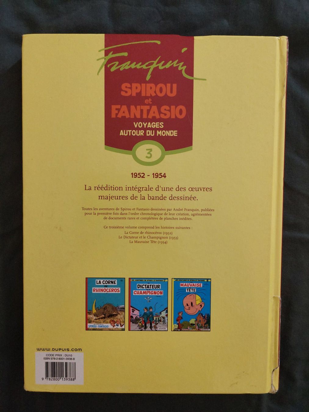 Comics: Spirou et Fantasio Intégrale T.3 Ed. 2009 BE+ – Gebraucht aus Genève von Blu_BD 1