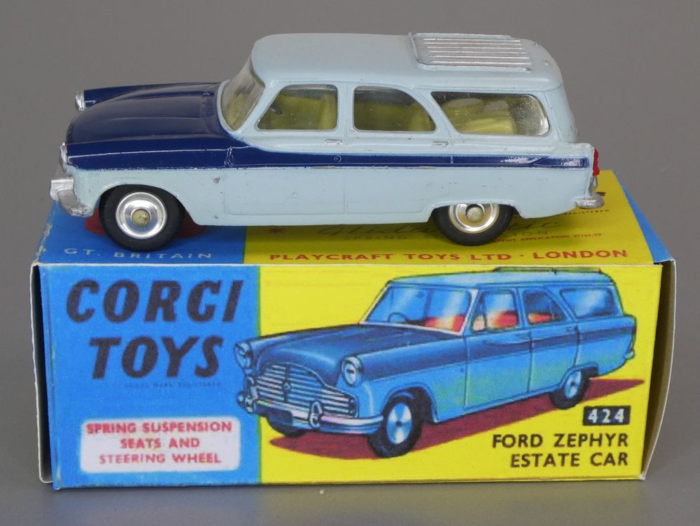 Modellino Corgi 00502 Z Cars, Ford Zephyr 6 MkIII Polizia, Scala 1/36, Nuovo