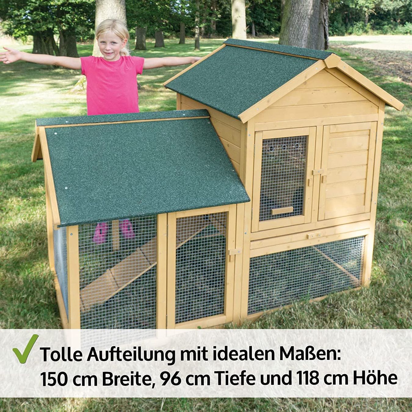 Gabbie, trasporto & Sicurezza: Kaninchenstall, Hasenfarm, Hasenstall – Nuovo e nell'imballaggio originale da Malters venduto da chaufhuesli 5