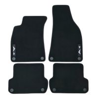Velours Fußmatten für Audi A4 B6 und B7 10.2000-06.2008