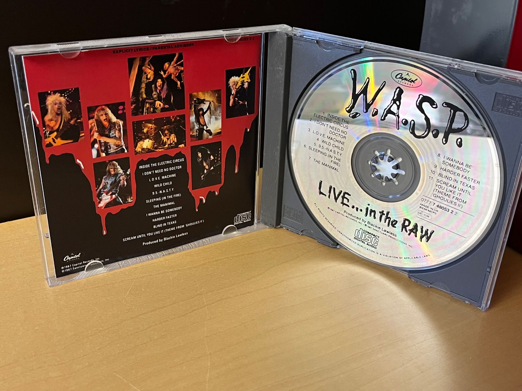 CD: W.A.S.P. - Live... In The Raw - X01C – Nuovo (secondo la descrizione) da Küsnacht ZH venduto da hardrock.earth 2