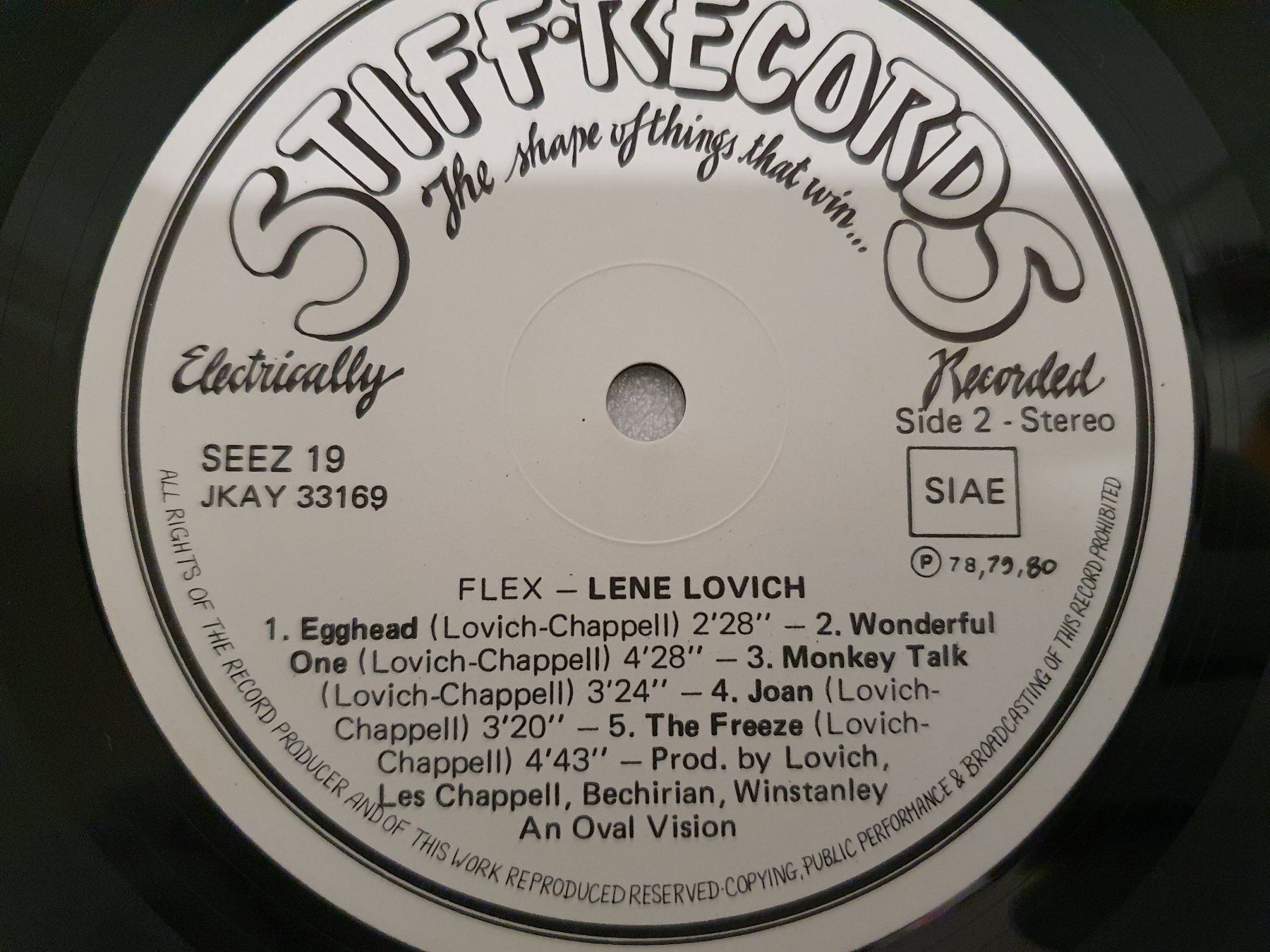 Dischi in vinile: Lene Lovich – Flex – Usato da Uster venduto da Vinyl-Leidenschaft 5